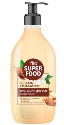 Купить фитокосметик fito superfood крем-мыло для рук жидкое питательное, 520мл в Заволжье