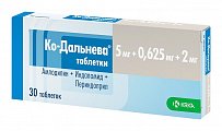 Купить ко-дальнева, таблетки 5мг+0,625мг+2мг, 30 шт в Заволжье