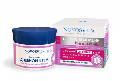 Купить novosvit (новосвит) крем дневной для разглаживания морщин защитный, 50мл в Заволжье
