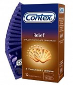 Купить contex (контекс) презервативы relief рельефные 12шт в Заволжье