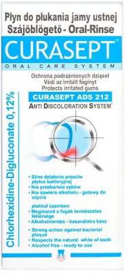 Купить курасепт (curasept) ополаскиватель хлоргексидин 0,12% 200мл ads 212 в Заволжье