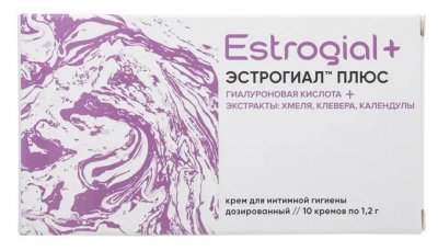 Купить эстрогиал плюс, крем для интимной гигиены дозированный, 10 шт в Заволжье