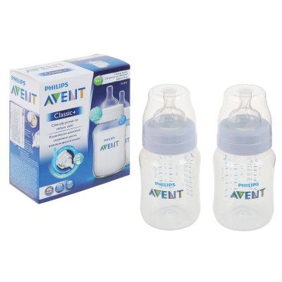 Купить avent (авент) бутылочка для кормления с 1мес 260 мл 2 шт (scf563/27) (авент, соединенное королевство в Заволжье