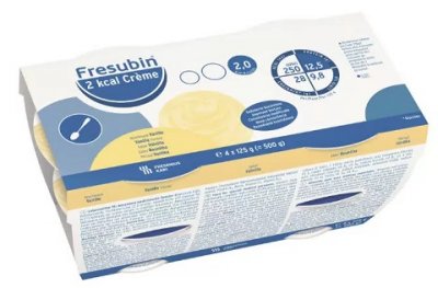 Купить fresubin (фрезубин), крем для энтерального питания со вкусом ванили, 125г 4 шт (2ккал) в Заволжье