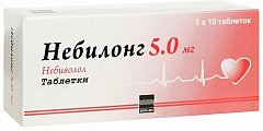 Купить небилонг, таблетки 5мг, 30 шт в Заволжье