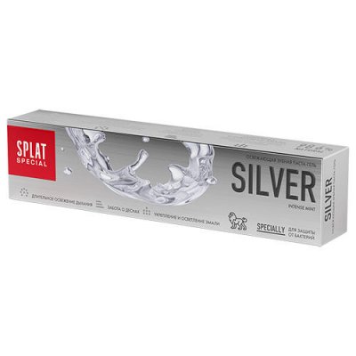 Купить сплат (splat) зубная паста специал серебро, 75мл в Заволжье