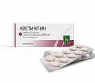 Купить кветиапин, таблетки, покрытые пленочной оболочкой 300мг, 60шт в Заволжье