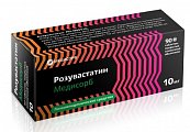 Купить розувастатин медисорб, таблетки, покрытые пленочной оболочкой 10мг, 90 шт в Заволжье