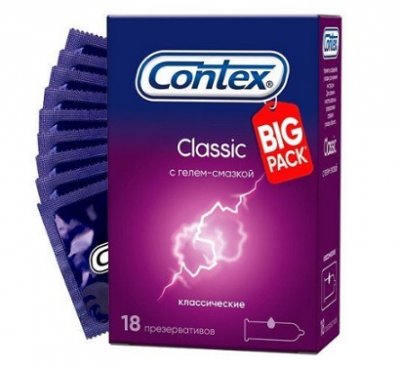 Купить contex (контекс) презервативы classic 18шт в Заволжье