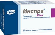 Купить инспра, таблетки, покрытые пленочной оболочкой 25мг, 30 шт в Заволжье