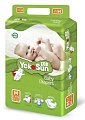 YokoSun Eco (ЙокоСан) подгузники детские размер M (5-10кг) 60шт
