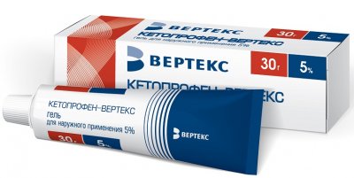 Купить кетопрофен-вертекс, гель для наружного применения 5%, 30г в Заволжье