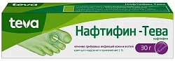 Купить нафтифин-тева, крем для наружного применения 1%, 30 г в Заволжье