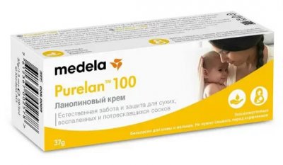 Купить медела (medela) пурелан 100, средство для гигиенического ухода за сосками 37г в Заволжье