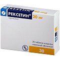 Купить рексетин, таблетки, покрытые пленочной оболочкой 20мг, 30 шт в Заволжье