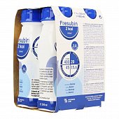 Купить fresubin (фрезубин), напиток для энтерального питания с пищевыми волокнами с нейтральным вкусом, 200мл 4 шт (2ккал) в Заволжье