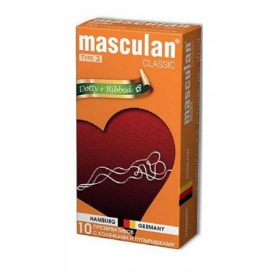 Купить masculan-3 (маскулан) презервативы классик с колечками и пупырышками 10шт в Заволжье