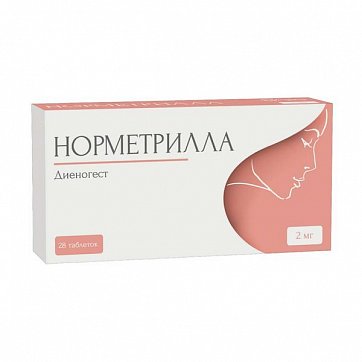 Норметрилла, таблетки 2 мг, 28 шт