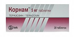 Купить корнам, таблетки 5мг, 20 шт в Заволжье
