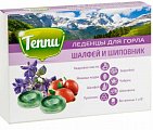 Купить леденцы теппи с шалфеем и шиповником, леденцы массой 3,2г 20 шт бад в Заволжье