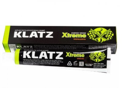 Купить klatz (клатц) зубная паста xtreme energy drink женьшень, 75мл в Заволжье