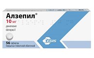 Купить алзепил, таблетки, покрытые пленочной оболочкой 10мг, 56 шт в Заволжье