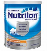 Купить nutrilon (нутрилон) безлактозная сухая смесь детская с рождения, 400г в Заволжье