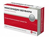 Купить моксонидин велфарм, таблетки покрытые пленочной оболочкой 0,2мг, 60 шт в Заволжье