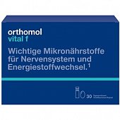 Купить orthomol vital f (ортомол витал ф), двойное саше (жидкость 20мл+капсула), 30 шт бад в Заволжье