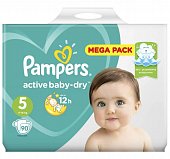 Купить pampers active baby (памперс) подгузники 5 юниор 11-16кг, 90шт в Заволжье