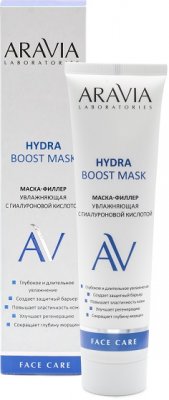 Купить aravia (аравиа) маска-филлер для лица увлажняющая гиалуроновая, 100мл в Заволжье