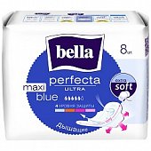 Купить bella (белла) прокладки perfecta ultra maxi blue 8 шт в Заволжье