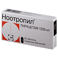 Купить ноотропил, таблетки, покрытые пленочной оболочкой 1200мг, 20 шт в Заволжье