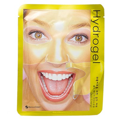 Купить биугрин (beauugreen) маска для лица гидрогелевая коллоидное золото, 1 шт в Заволжье