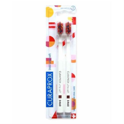 Купить курапрокс (curaprox) набор зубных щеток ultrasoft duo pop art, 2 шт. в Заволжье