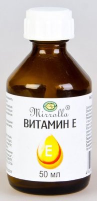 Купить витамин е природный (токоферол) мирролла, флакон 50мл бад в Заволжье