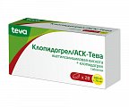 Купить клопидогрел/аск-тева, таблетки 100мг+75мг, 28 шт в Заволжье