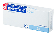 Купить диротон, таблетки 20мг, 28 шт в Заволжье