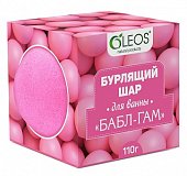 Купить oleos (олеос) шар для ванн бурлящий бабл-гам, 110г в Заволжье