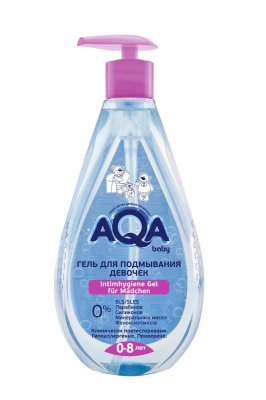 Купить aqa baby (аква беби) гель для подмывания девочек, 400мл в Заволжье