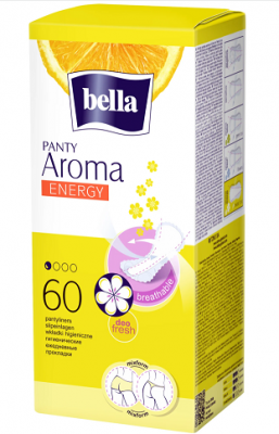 Купить bella (белла) прокладки panty aroma energy 60 шт в Заволжье