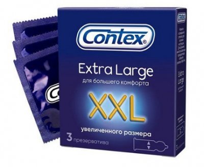 Купить contex (контекс) презервативы extra large увеличенного размера 3шт в Заволжье