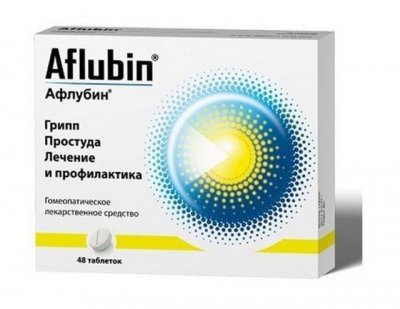 Купить афлубин, таблетки подъязычные гомеопатические, 48 шт в Заволжье