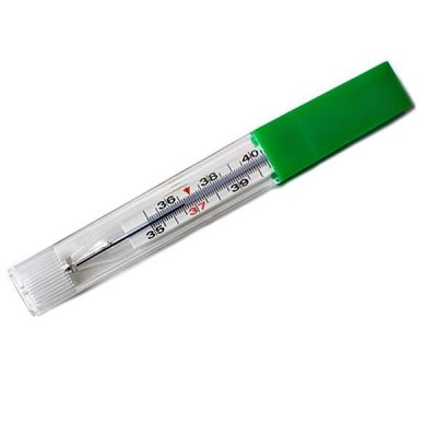 Купить термометр медицинский безртутный стеклянный с колпачком для легкого встряхивания в Заволжье