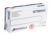 Купить перчатки archdale nitrimax смотровые нитриловые нестерильные неопудренные текстурированные размер s, 100 шт белые в Заволжье