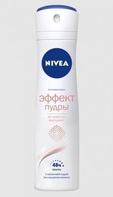 Купить nivea (нивея) део дезодорант спрей эффект пудры, 150мл в Заволжье
