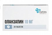 Купить оланзапин, таблетки диспергируемые в полости рта 10 мг, 28 шт в Заволжье