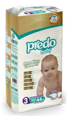 Купить predo (предо) baby pants подгузники размер 3, 4-9кг, 44 шт в Заволжье