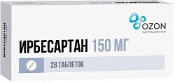 Купить ирбесартан, таблетки 150мг, 28 шт в Заволжье