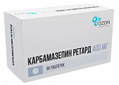 Купить карбамазепин ретард, таблетки с пролонгированным высвобождением 400мг 50шт в Заволжье